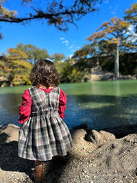 Vignette Matilda Dress | Charcoal Plaid