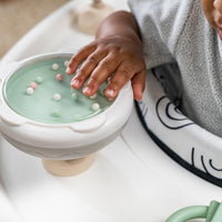 Tiny Love 5-in-1 Stationary Activity Center | Black & White Décor Collection