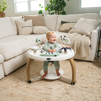 Tiny Love 5-in-1 Stationary Activity Center | Black & White Décor Collection
