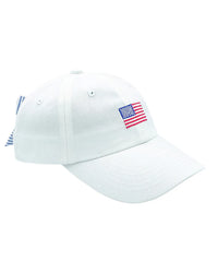Bits and Bows American Flag Hat with Bow on Back