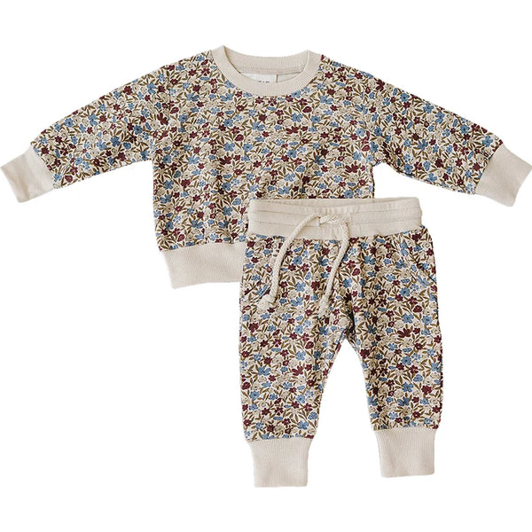 Mebie Baby Desert Floral 2pc Terry Set
