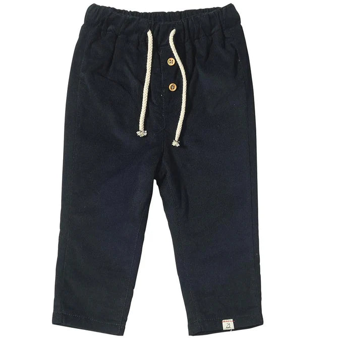 Me & Henry Linear Navy Lined Cords