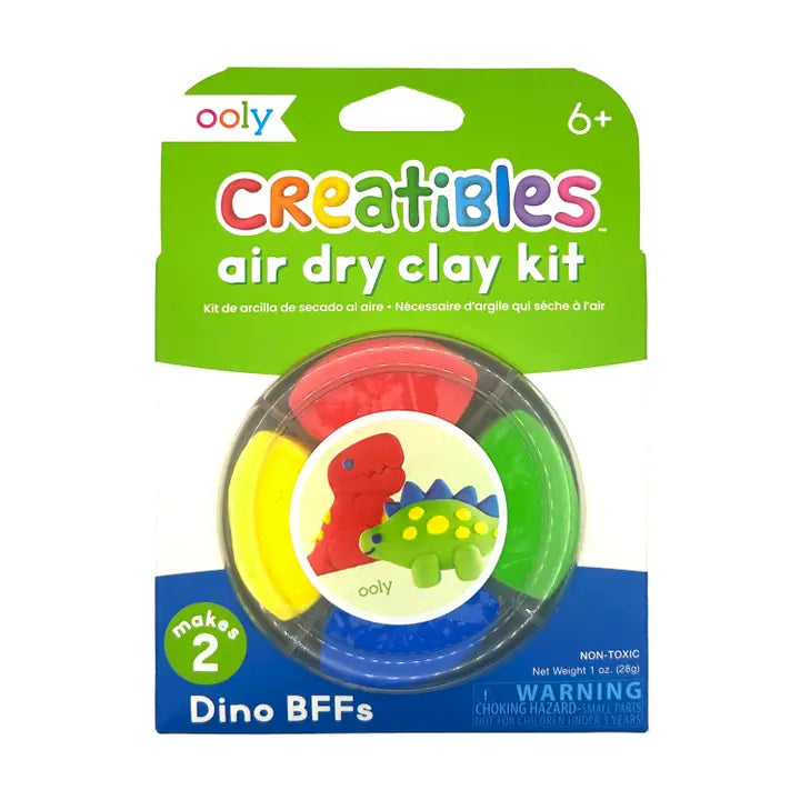 Ooly Creatibles D.I.Y. Air-Dry Clay Kit: Dino. Bffs