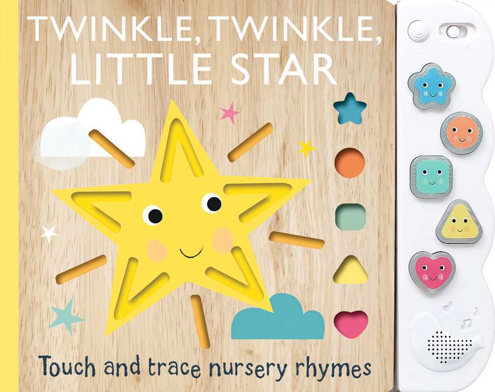 Simon & Schuster - Touch and Trace Nursery Rhymes: Twinkle, Twinkle Little Star with 5-Buttton Light and Sound by Editors of Silver Dolphin Books