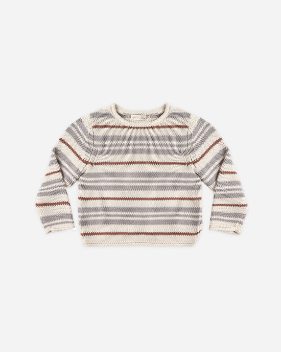Rylee + Cru Jacques Sweater- Dusty Blue