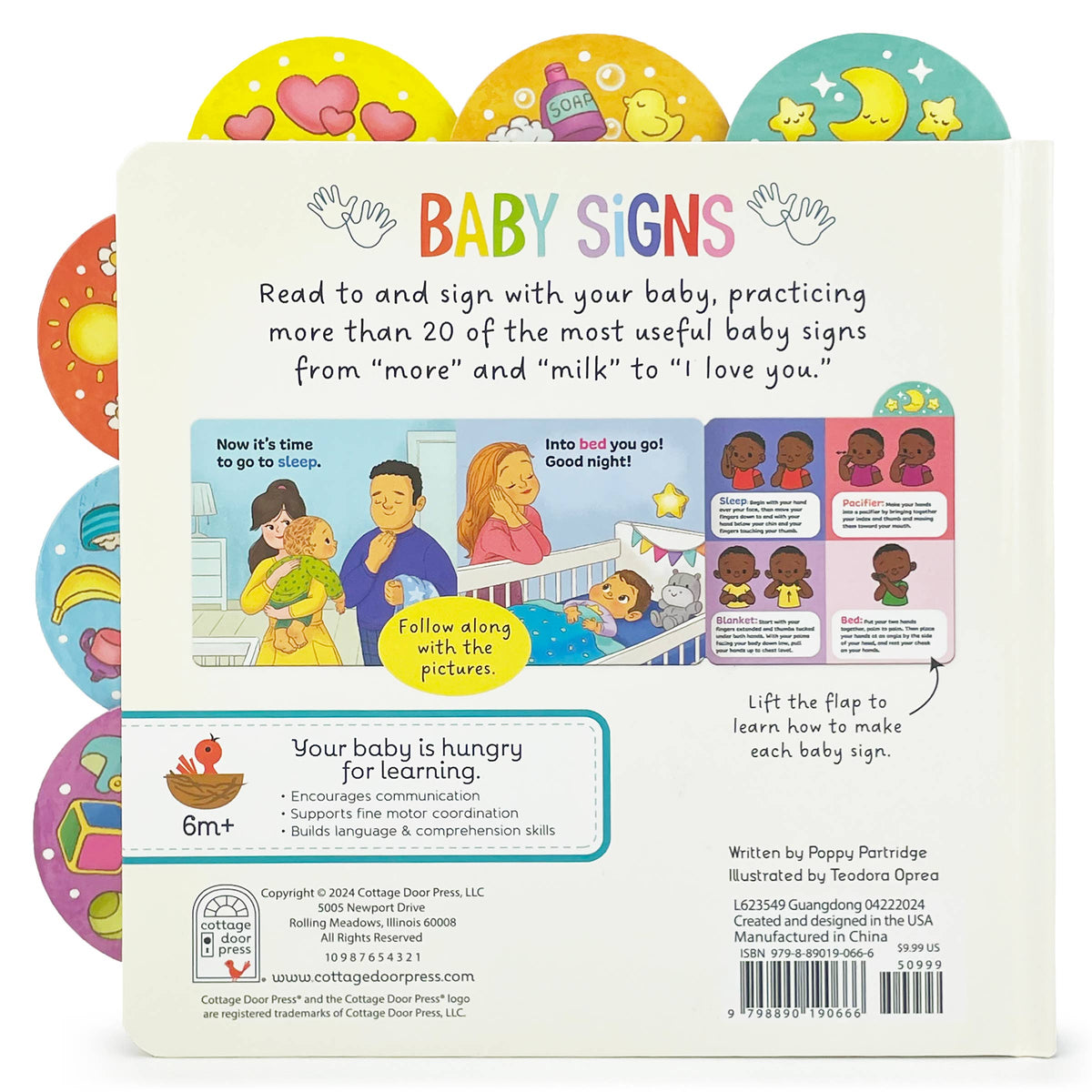 Cottage Door Press - Ready to Sign: Baby Signs Sign Language Board Book