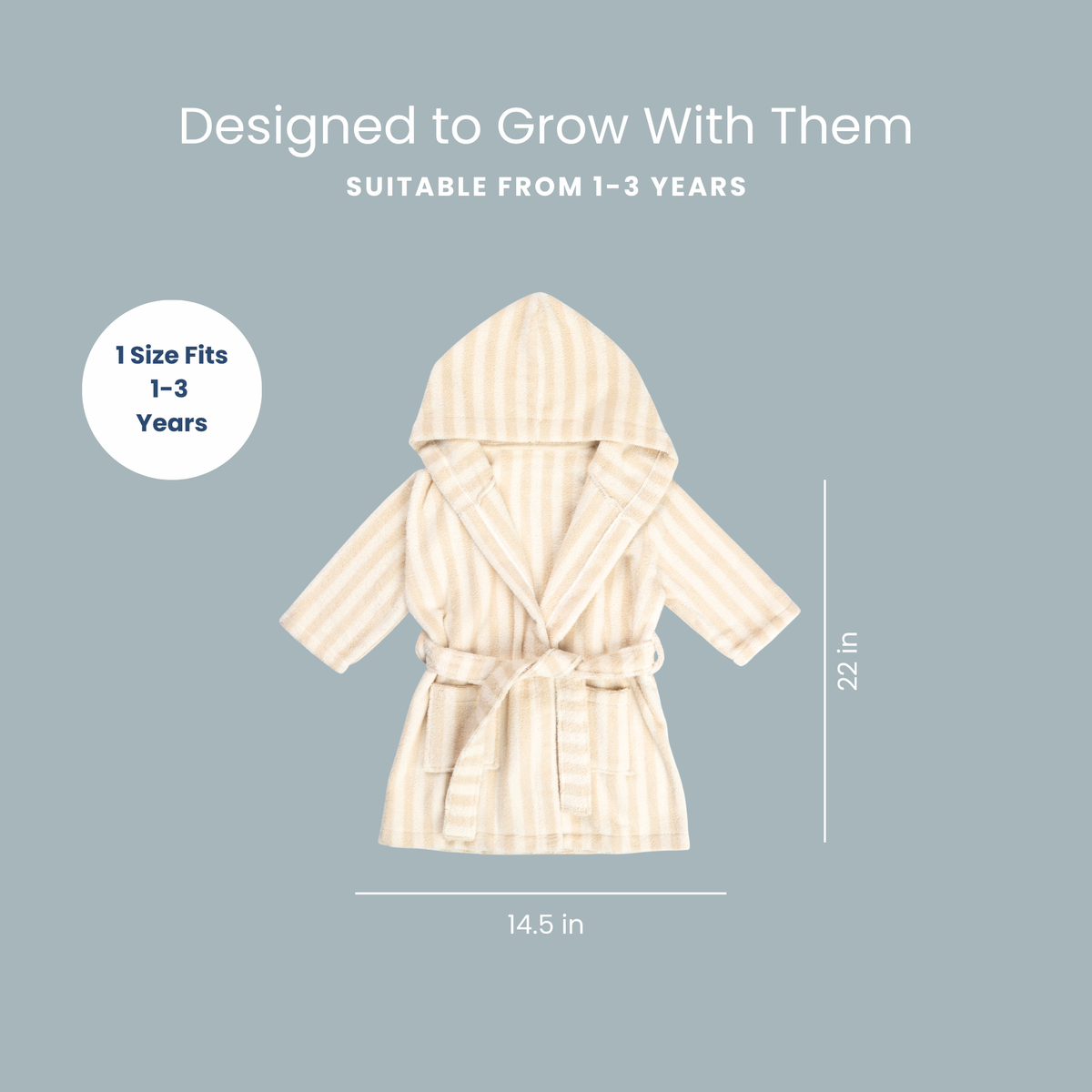 Snuggle Me Organic - Robe Towel | Natural