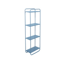 Bloomingville Metal Wall Shelf w/ 4 Shelves, Blue