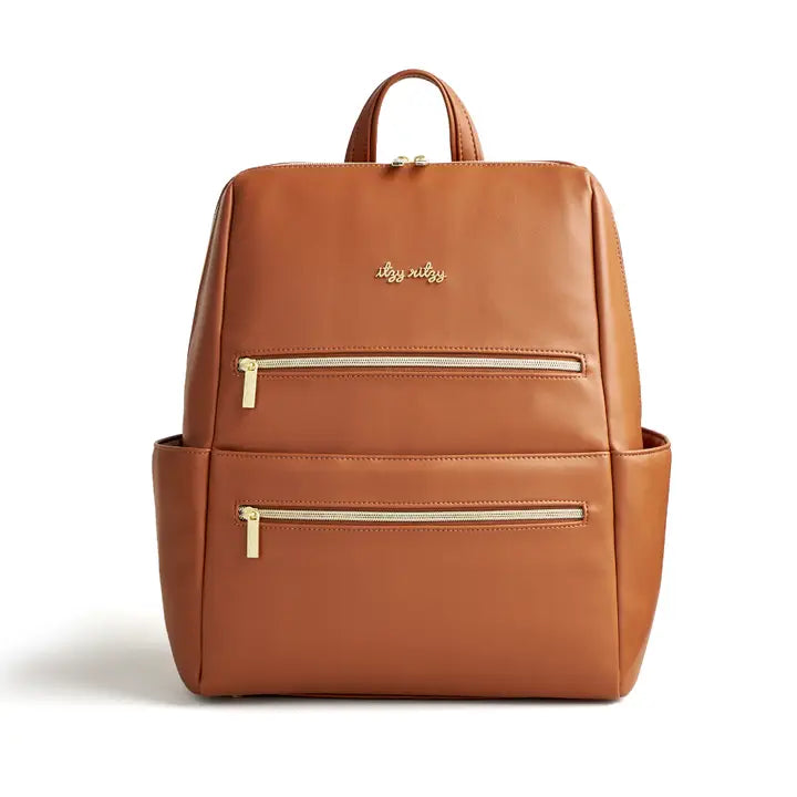 Itzy Ritzy Eras Backpack- Cognac