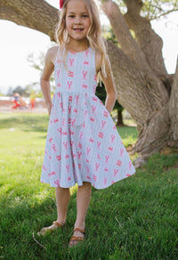 Ollie Jay - Sofia Dress in Le Crustace | Girls Twirl Dress