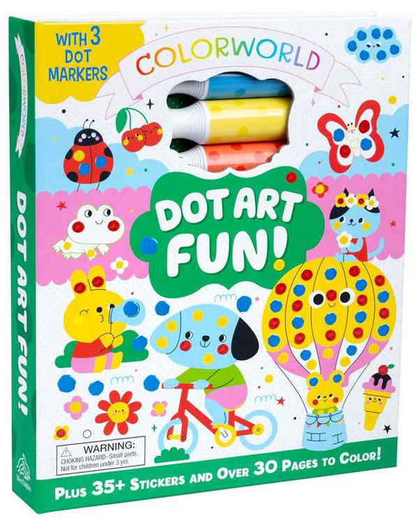 Simon & Schuster - ColorWorld: Dot Art Fun! by Editors of Silver Dolphin Books