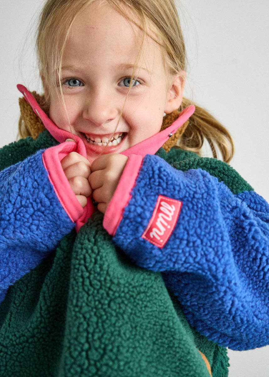 Alice & Wonder - Color Block Fleece Pullover - Pink
