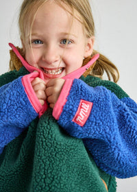 Alice & Wonder - Color Block Fleece Pullover - Pink