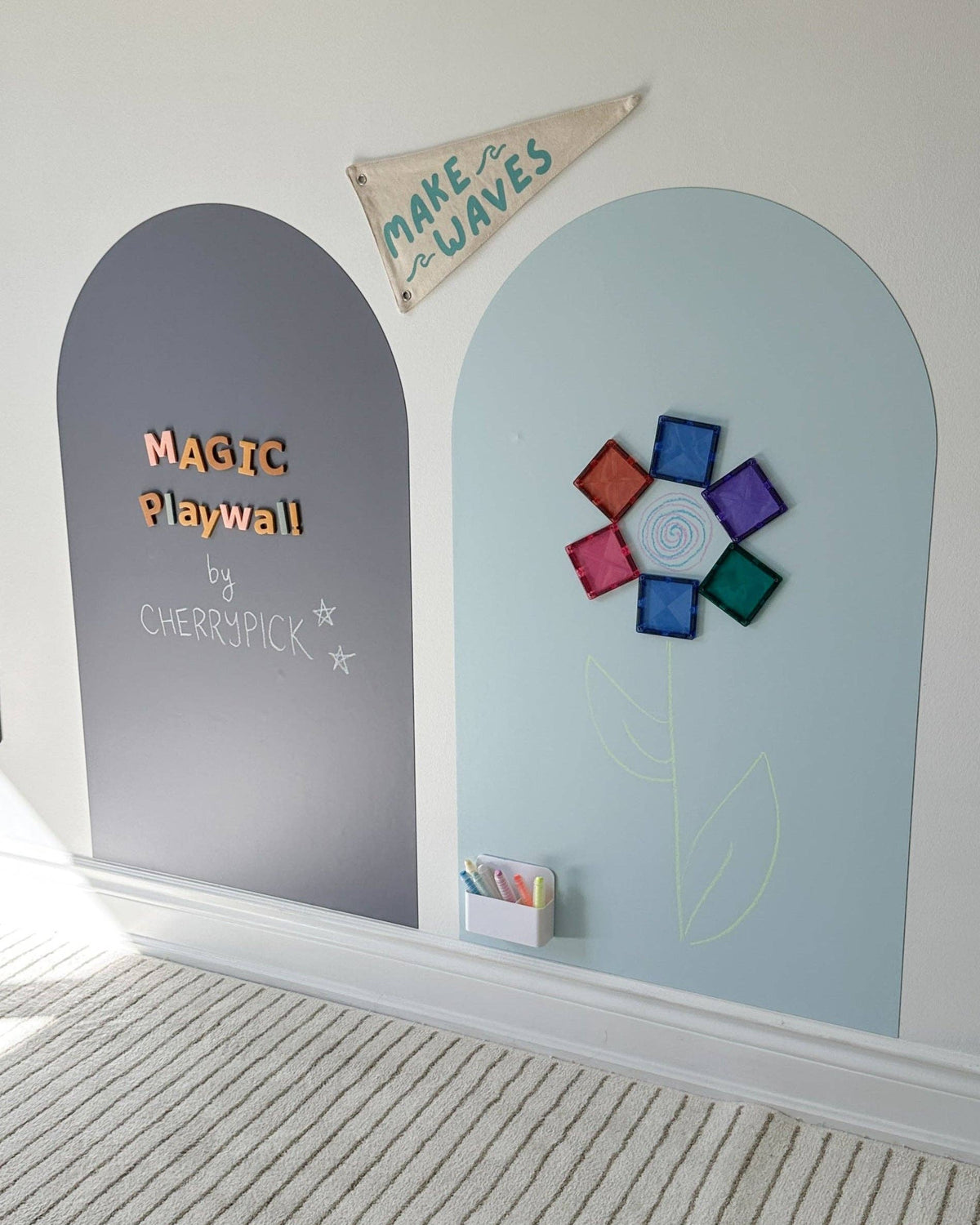 Cherrypick - Magic Playwall - ORIGINAL Arch Magnetic Wall Decal for Kids