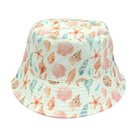 Emerson and Friends Sandy Seashells and Bubblegum Pink Reversible Bucket Hat