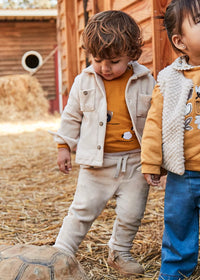 Mayoral Baby Corduroy Pants II Cereal