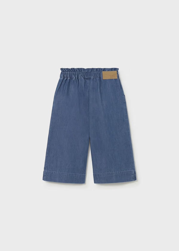 Mayoral Baby Flowy Pants- Dark Denim