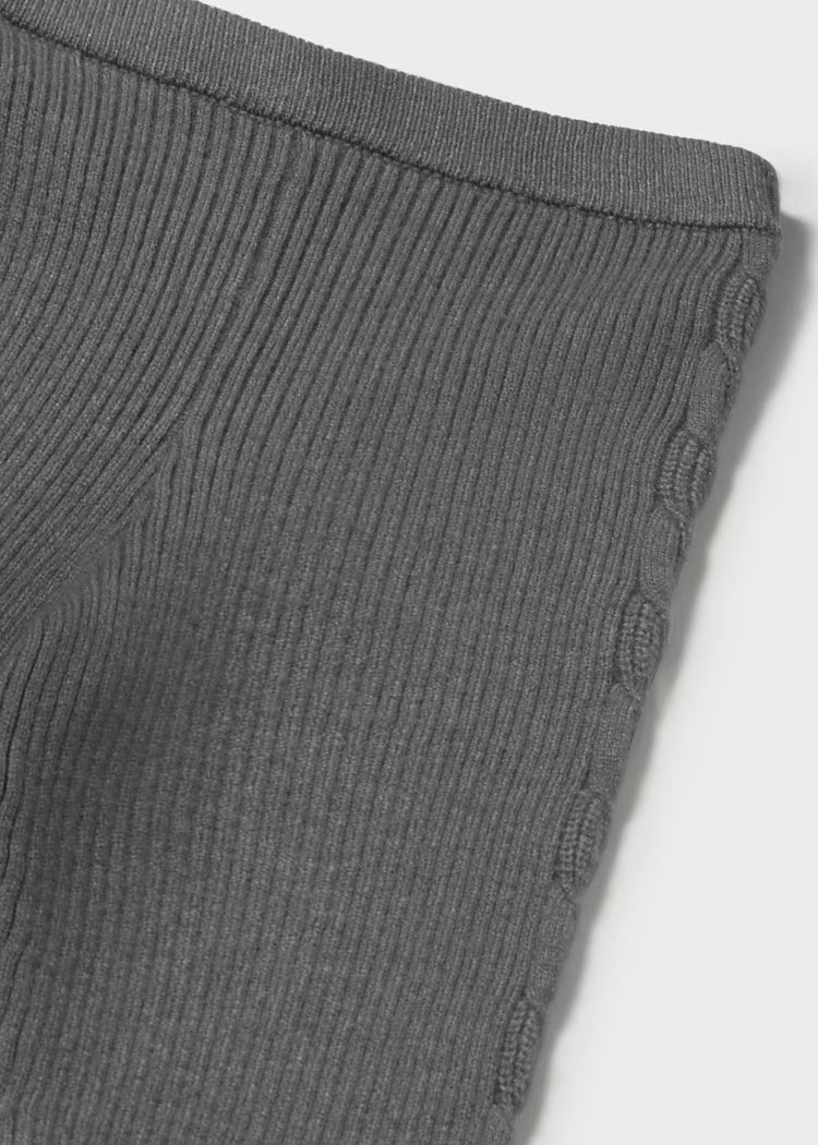 Mayoral Baby Knit Leggings II Lead
