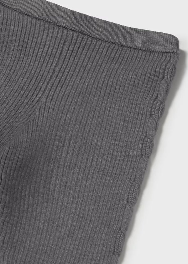 Mayoral Baby Knit Leggings II Lead