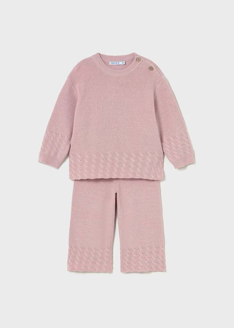 Mayoral Baby Knit Set II Quartz