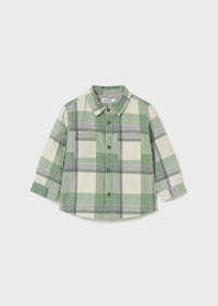 Mayoral Baby Plaid Overshirt II Spruce