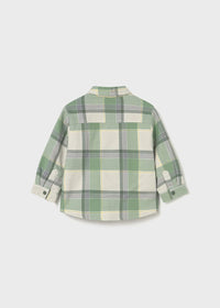 Mayoral Baby Plaid Overshirt II Spruce
