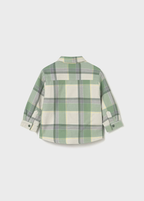 Mayoral Baby Plaid Overshirt II Spruce