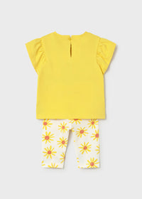 Mayoral Baby Printed Leggings and T-Shirt Set-Mimosa