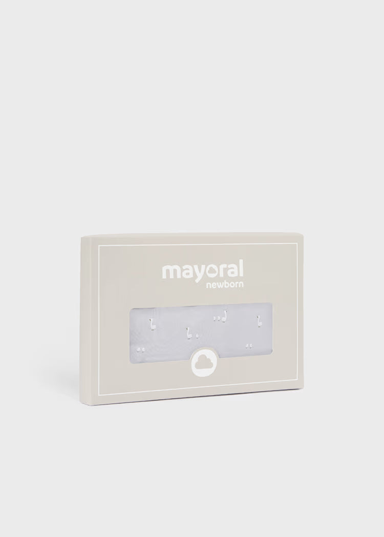 Mayoral Baby Printed Swaddle- Silver