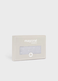 Mayoral Baby Printed Swaddle- Silver