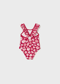 Mayoral Baby Printed Swimsuit- Red
