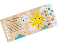 Simon & Schuster - Touch and Trace Nursery Rhymes: Twinkle, Twinkle Little Star with 5-Buttton Light and Sound by Editors of Silver Dolphin Books