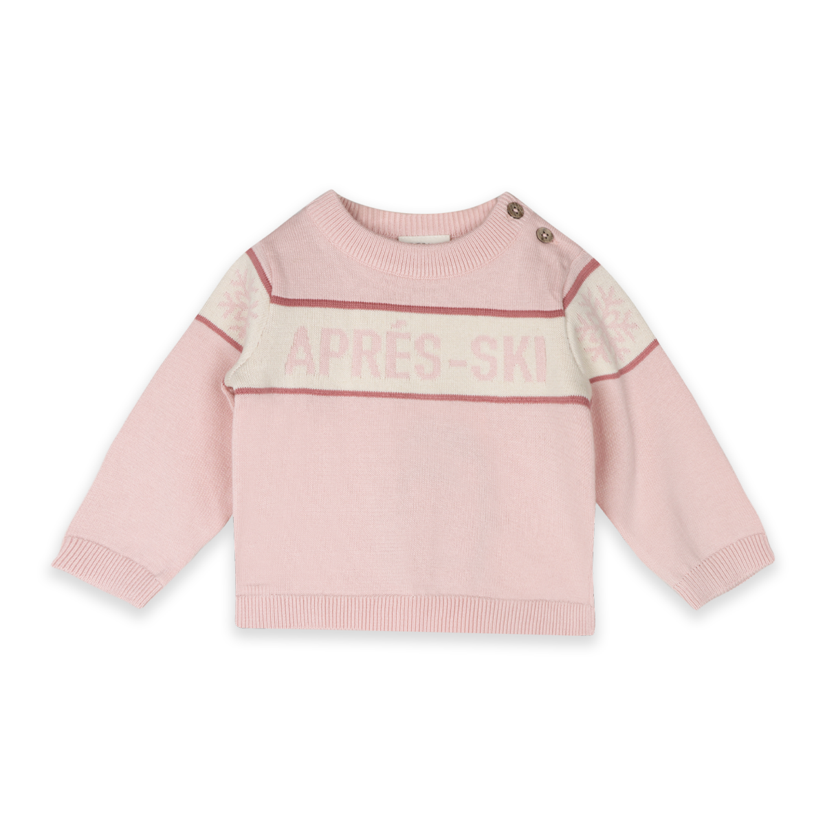 Viverano Organics - Apres Ski Baby Knit Wordy Pullover (Organic Cotton)