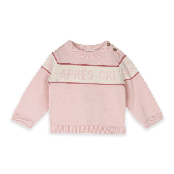Viverano Organics - Apres Ski Baby Knit Wordy Pullover (Organic Cotton)