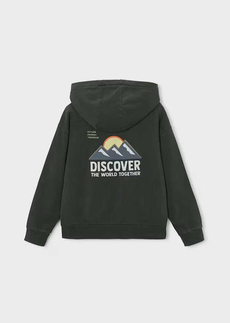 Boston Kids Graphic Hoodie- Discover