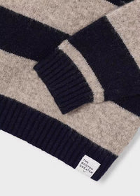 Boston Kids Striped Sweater- Navy
