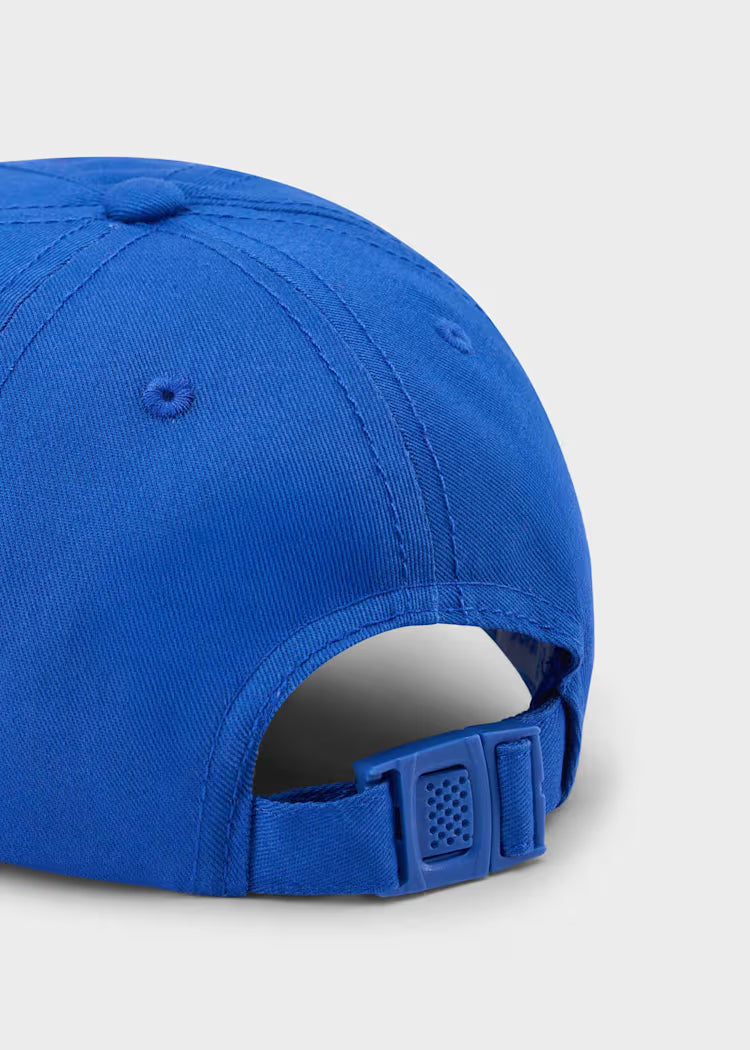 Mayoral Boy Embroidered Cap- Blue Shark