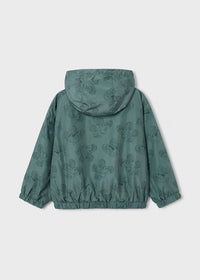 Mayoral Printed Windbreaker Green