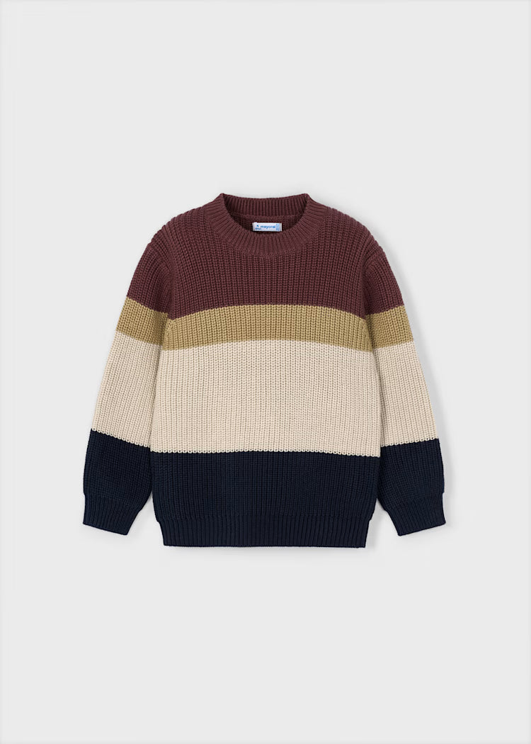 Mayoral Boy Striped Knit Sweater