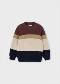 Mayoral Boy Striped Knit Sweater