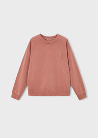 Mayoral Boy Sweatshirt Graphic Boston Kids- Red