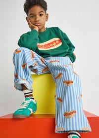 Alice & Wonder - Striped Denim Hot Dog Pant