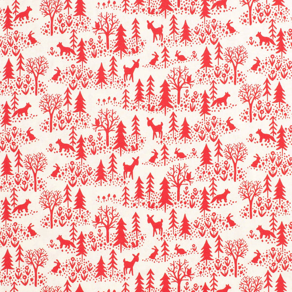 For the Love of Winter Water Factory - Long-Sleeve Romper - Winter Scenic Red