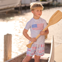 Sugar Bee Clothing - Boys Swim Shorts - Cape Cod Madras