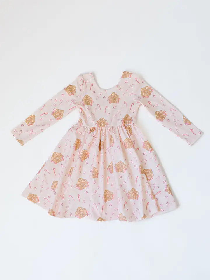 Ollie Jay Gwendolyn Dress in Gingerbread Christmas Dress