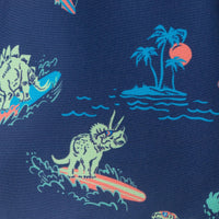 Andy & Evan - Boys Short Sleeve Rashguard Set | Navy Dino