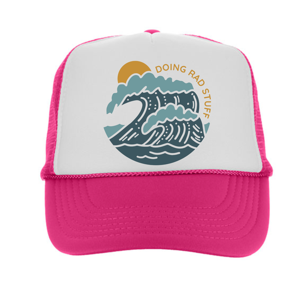 Spruce Seed - Doing Rad Stuff Coastal Kids Trucker Hat Surf Youth Toddler