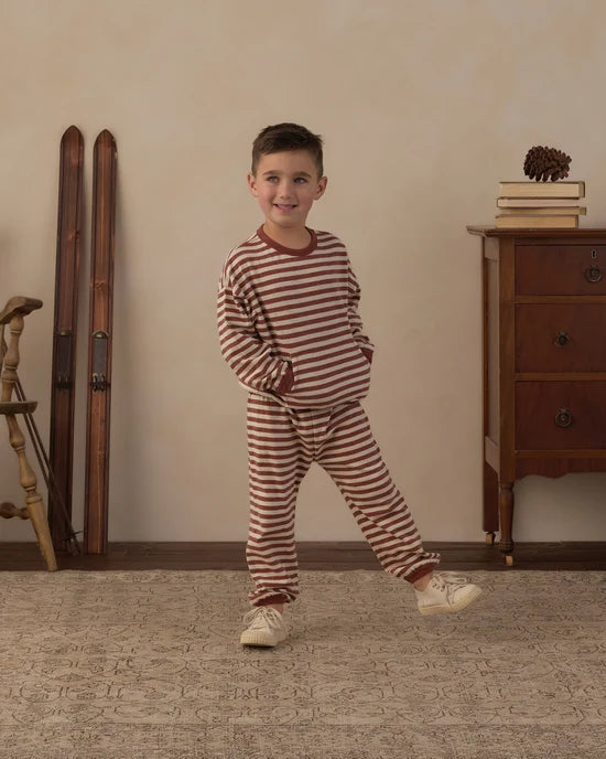 Rylee + Cru Relaxed Set Brick Stripe