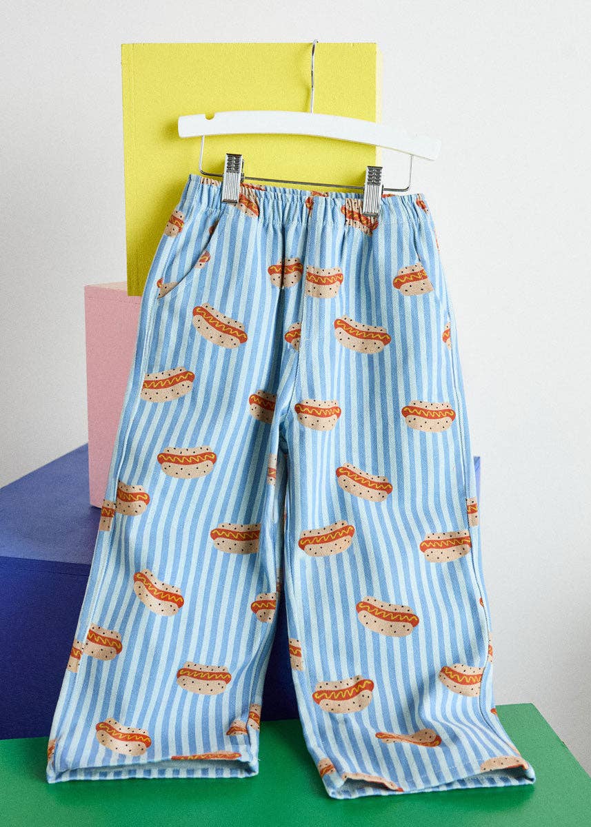 Alice & Wonder - Striped Denim Hot Dog Pant