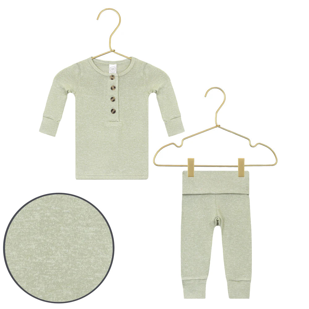Lou Lou and Company Collins Plush Knit Top + Bottom
